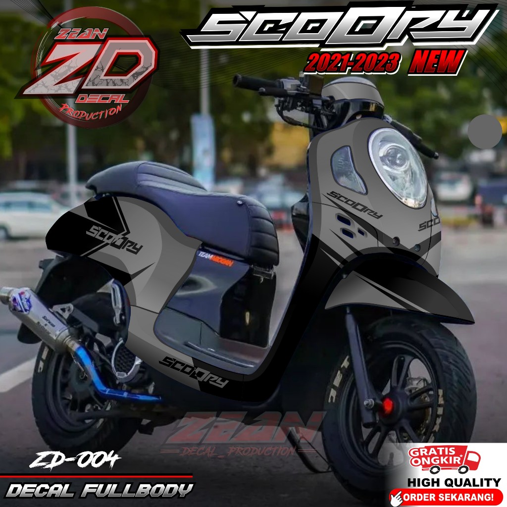 (PROMO COD) TERBARU Decal Sticker Motor Scoopy New 2021 2022 2023 2024 Full Body - Sticker Skotlet V