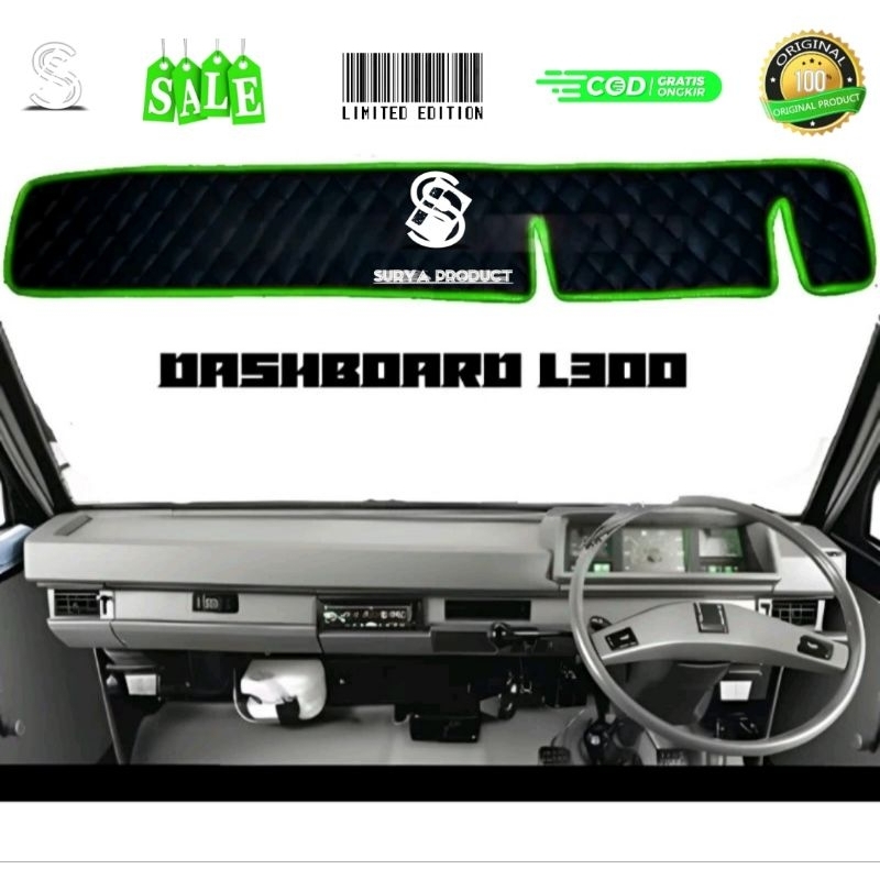 Alas dashboard mobil pick up L300/cover dashboard L300 motif wajik bahan kulit sintetis original