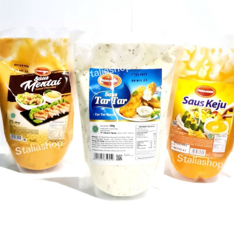 

Memang Keren Prima Agung Saus Keju 5gr Saus Mentai Saus Tartar