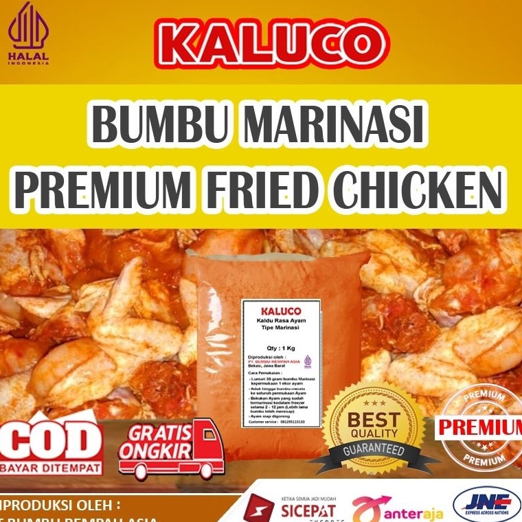 

Official Shop Bumbu Marinasi Ayam Fried Chicken Crispy Premium 1kg