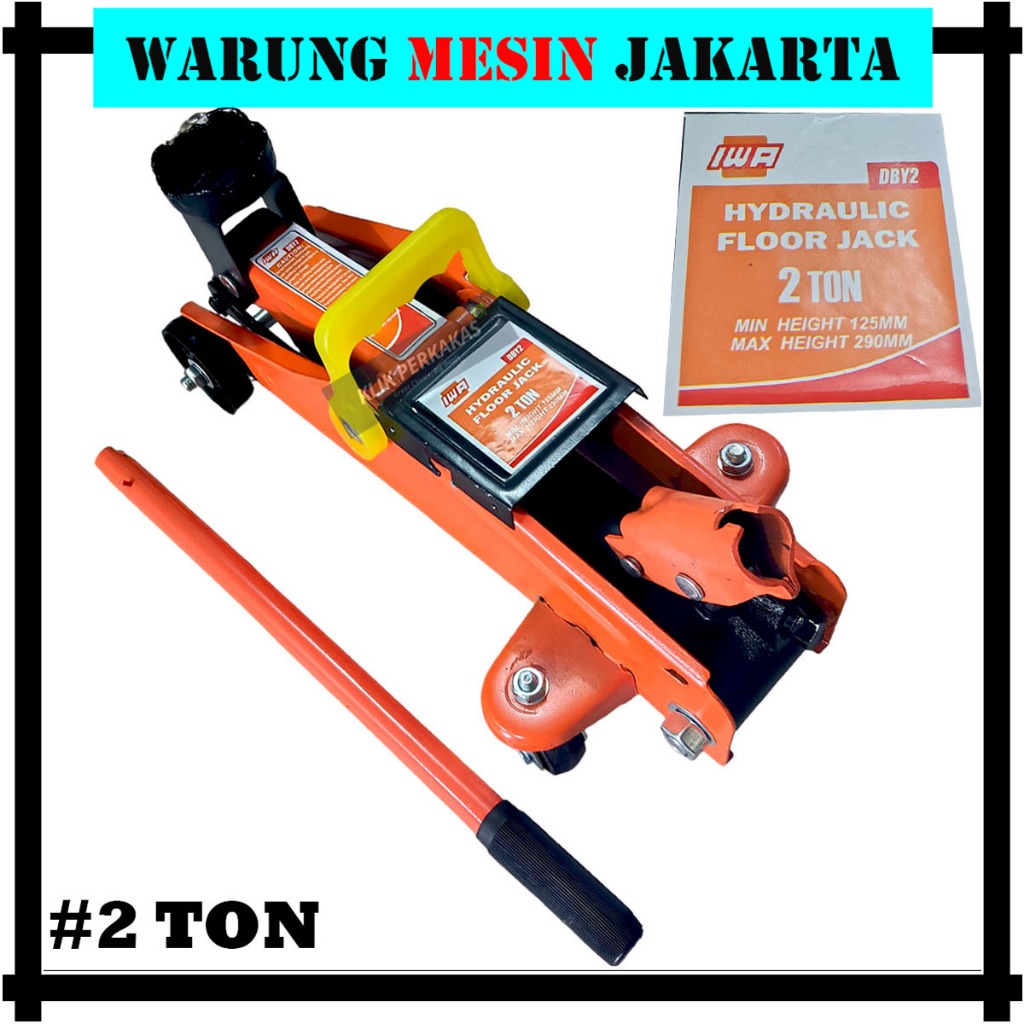 DONGKRAK BUAYA 2 TON Hidrolik Floor Jack 2ton Mobil