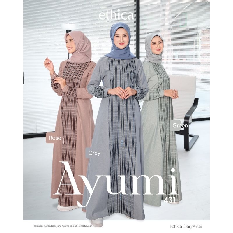 Ayumi 431 ethica / gamis daily / gamis terbaru ethica 2024
