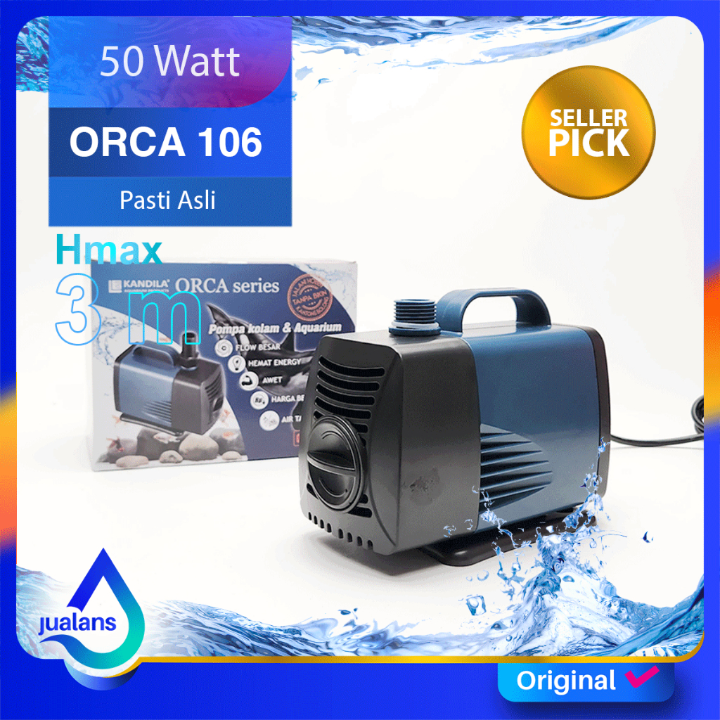 KANDILA ORCA 106 Pompa Aquarium Kolam Koi 4000 Lph