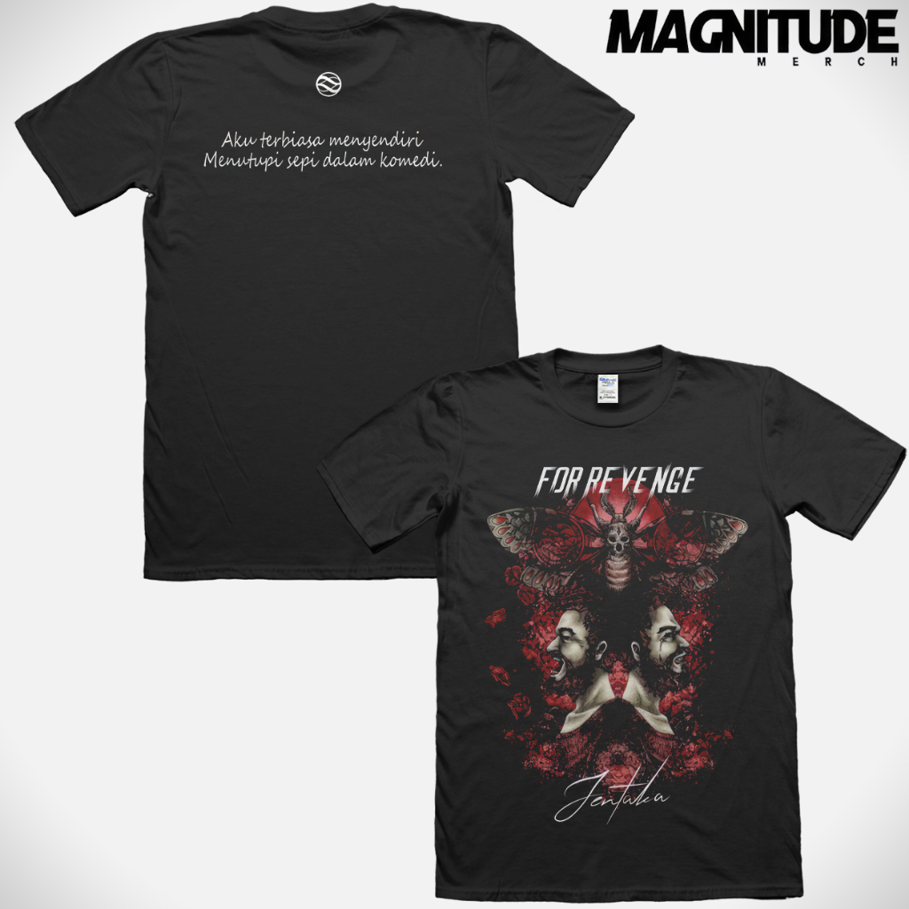 Magnitude T-Shirt For Revenge - Jentaka Ver.2 | Kaos band | BOOTLEG |