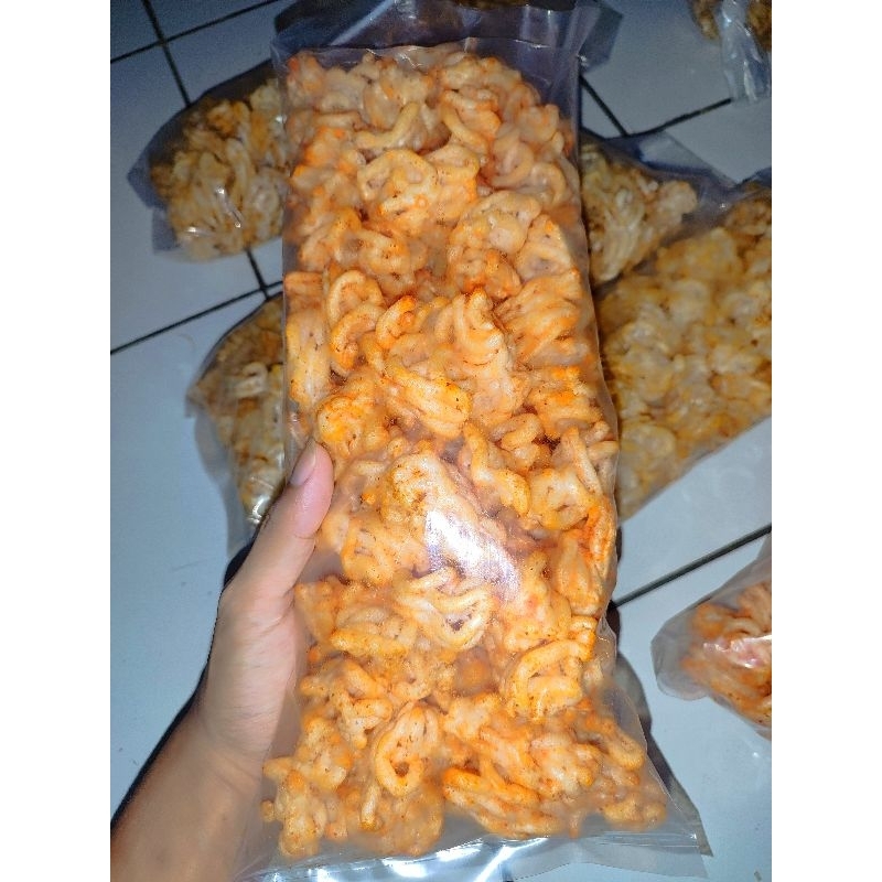 

KRUPUK IKAN RASA BALADO PEDAS MANIS KEMASAN JUMBO