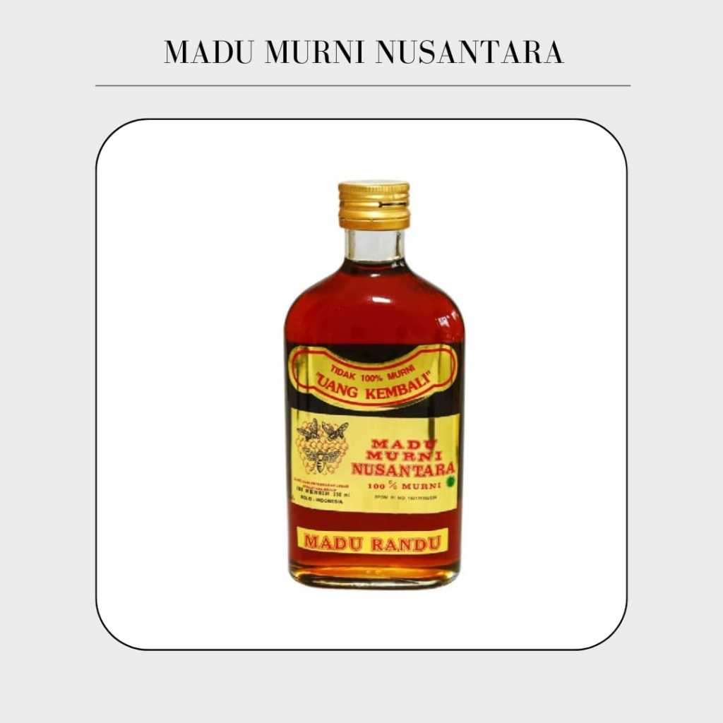 

MADU SUPER - MADU MURNI - MADU NUSANTARA 250ml kemasan botol