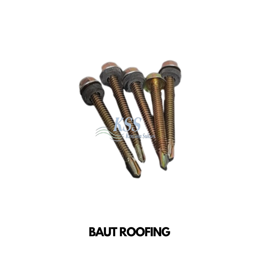 50PCS- BAUT ROOFING / SKRUP /SEKRUP ROOFING MURAH