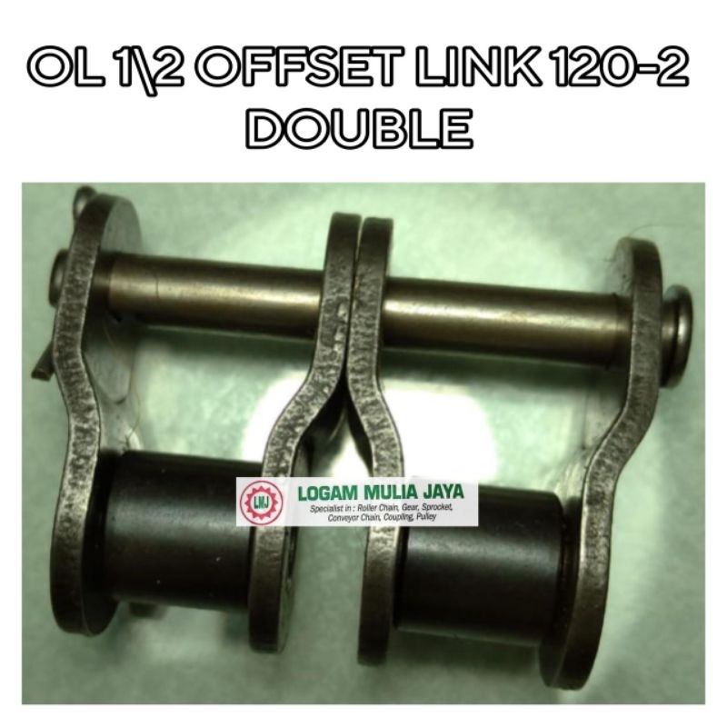 OFFSET LINK RS 120-2 OL RS 120 12 SAMBUNGAN RANTAI RS 120 DOUBLE OL 120