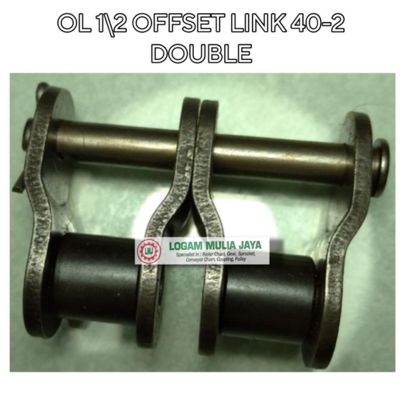 OFFSET LINK RS 40-2 OL RS 40 1\2 SAMBUNGAN RANTAI RS 40 DOUBLE OL
