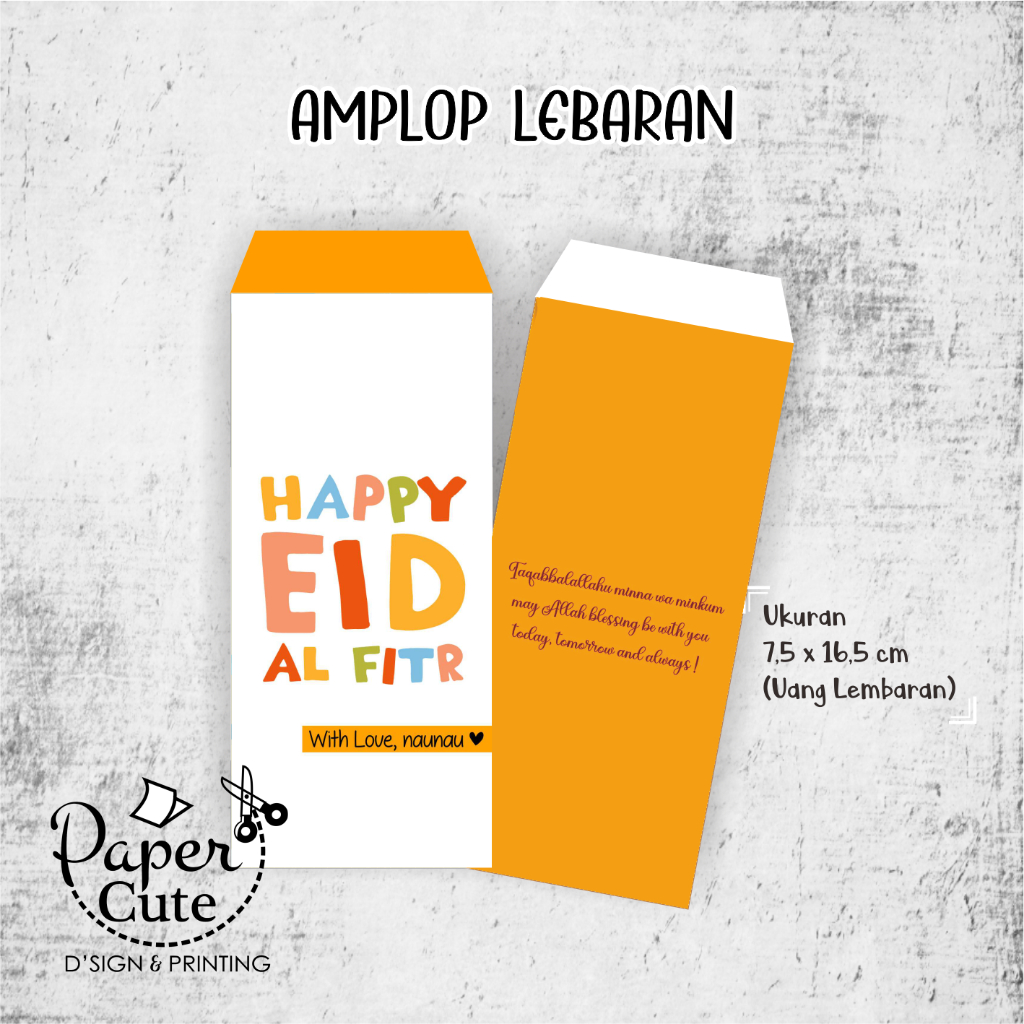 

AMPLOP LEBARAN CUSTOM