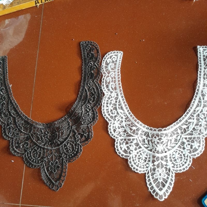 Renda Kerah Baju dan Renda Tempel