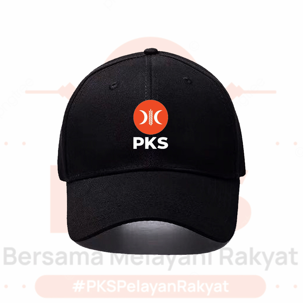 Topi Partai PKS Premium Cotton Logo pks
