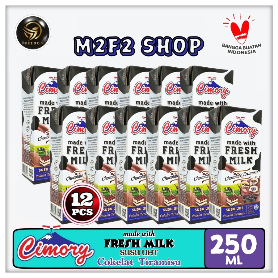 

Susu Cimory Fresh Milk Kotak UHT Chocolate Tiramisu - 250 ml (Kemasan 12 Pcs)