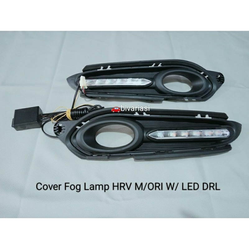 Cover Fog lamp HRV model ori w/ LED DRL / Cover fog lamp HRV LED DRL