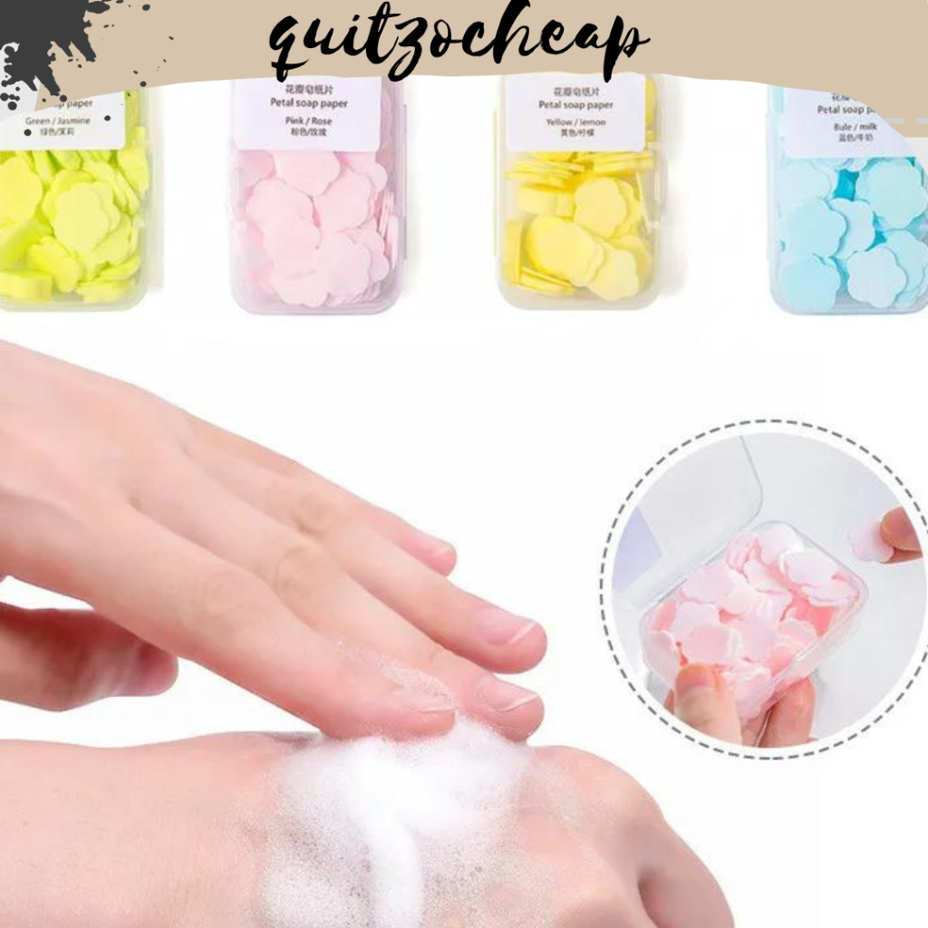 SABUN KERTAS||Sabun Kertas Mini Motif Bunga / Sabun Cuci|Sabun Kertas Mini Motif Bunga / Sabun Cuci 