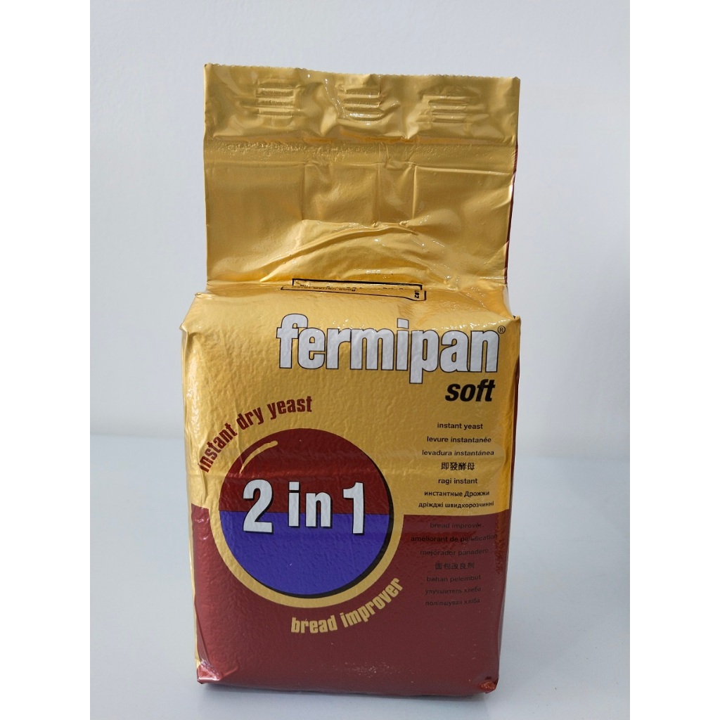 

Ragi instan FERMIPAN SOFT 2IN1/Pelembut 500gr