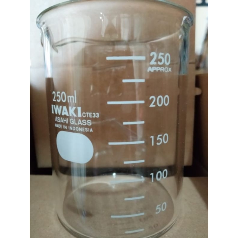 Beaker 250 ml beaker glass 250 ml beker glass 250 ml gelas piala 250 ml beker 250 ml iwaki