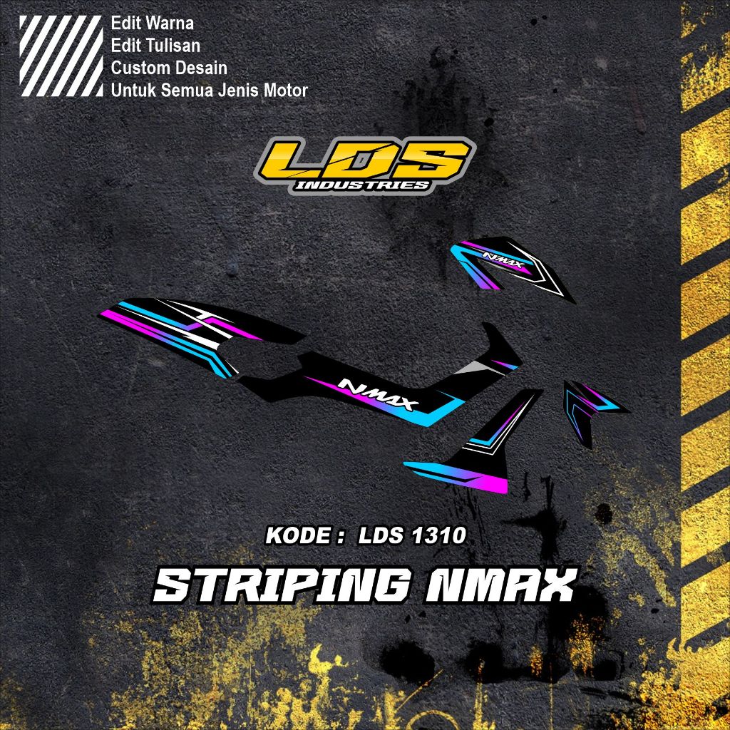 Striping NMAX OLD Sticker Striping NMAX OLD Variasi, Striping NMAX OLD LDS01