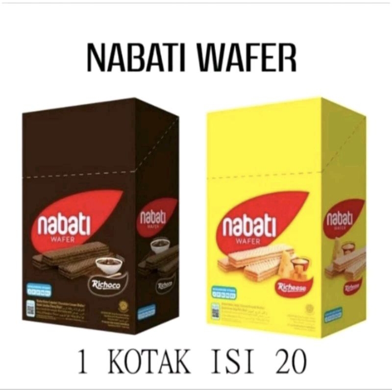 

NABATI Wafer Box isi 20pcs @8gr