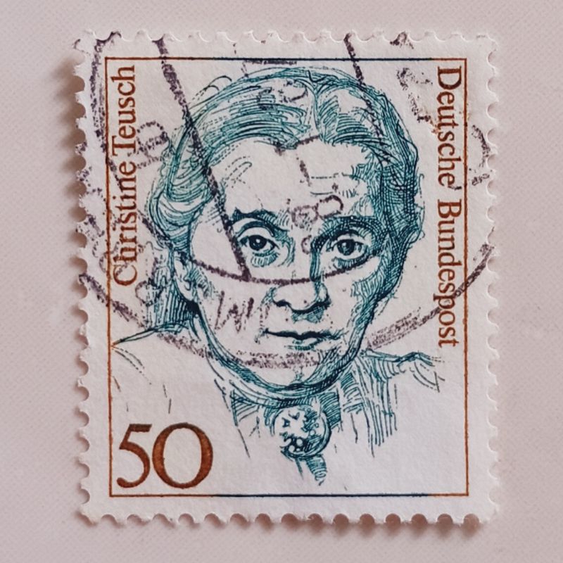 

(AE) Perangko Jerman 1986 Women in German History - Christine Teusch (1888-1968) 50 pf Used