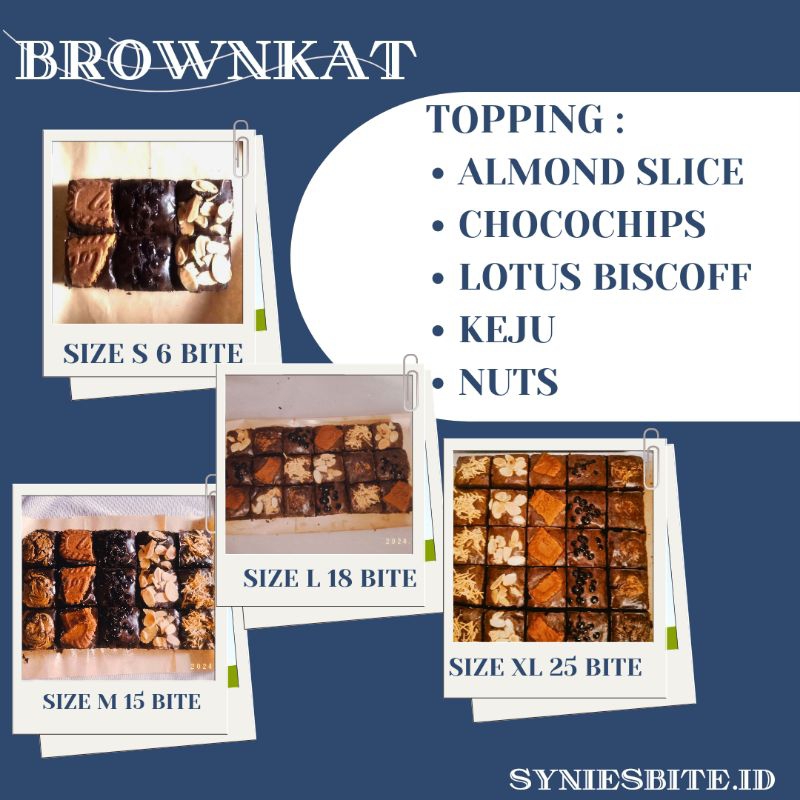 

Brownies sekat (brownkat) size XL 25 bite/sekat