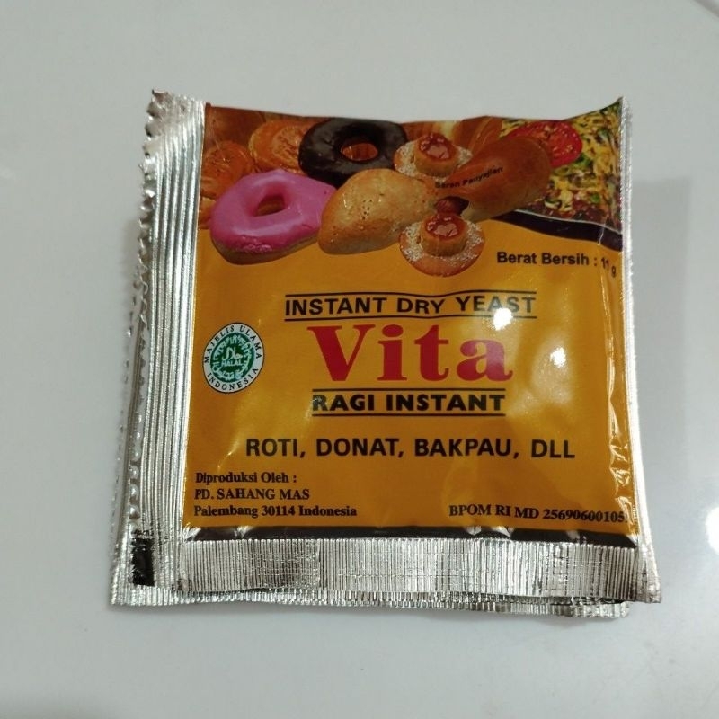 

Ragi Kering Instan Vita 11g Instant Dry Yeast