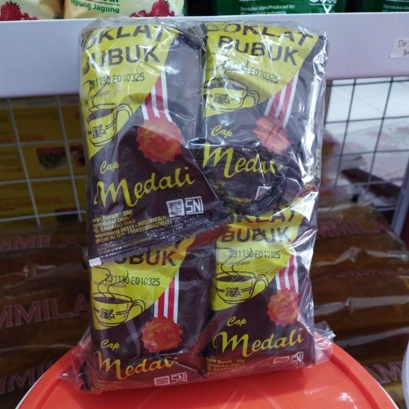 

Coklat Bubuk Cap Medali 25g isi 20