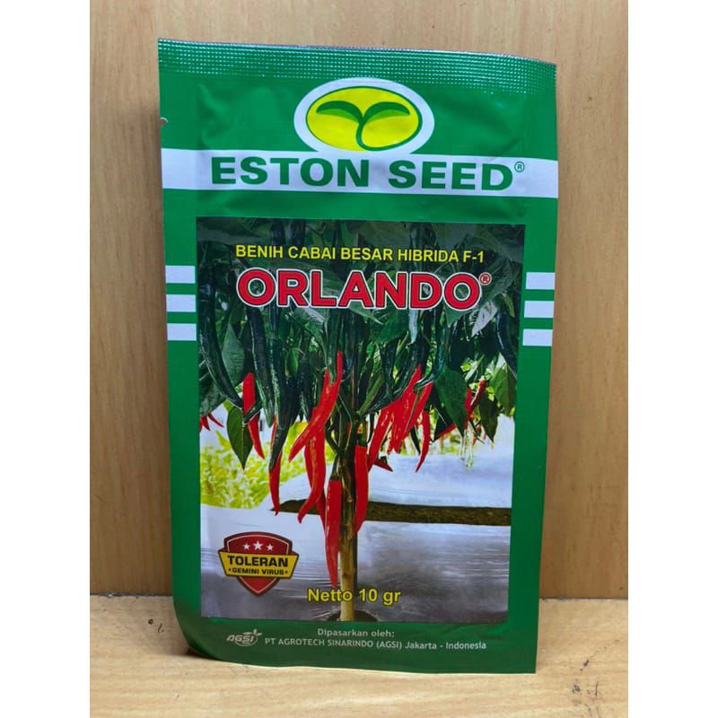Benih bibit Cabe merah besar ORLANDO F1 10 gram cap