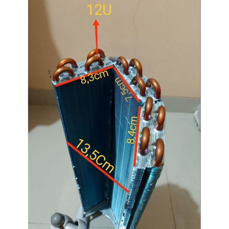 EVAPORATOR INDOR AC MEDIA SANKEN 1/2 PK ORIGINAL