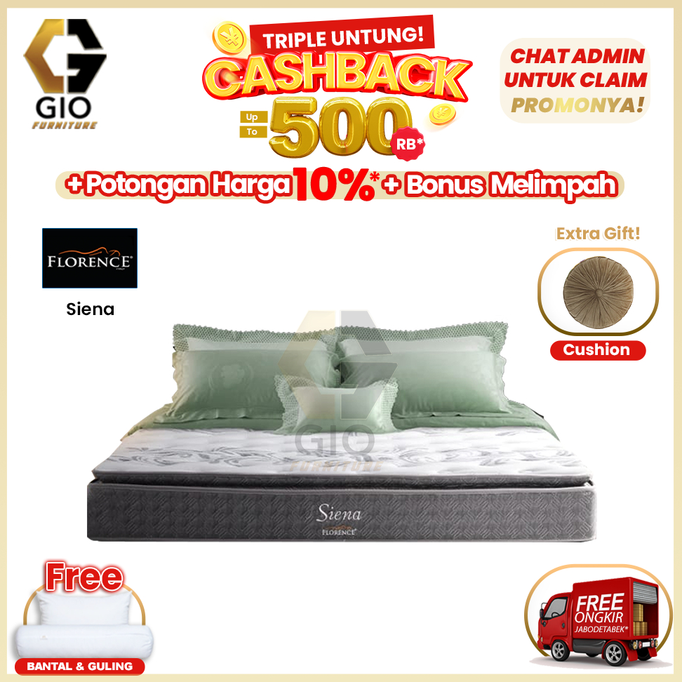 Kasur Florence Siena / Florence Springbed Siena (Hanya Kasur)