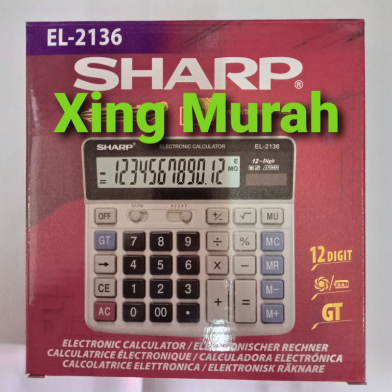 

Kalkulator SHARP 12 Digit