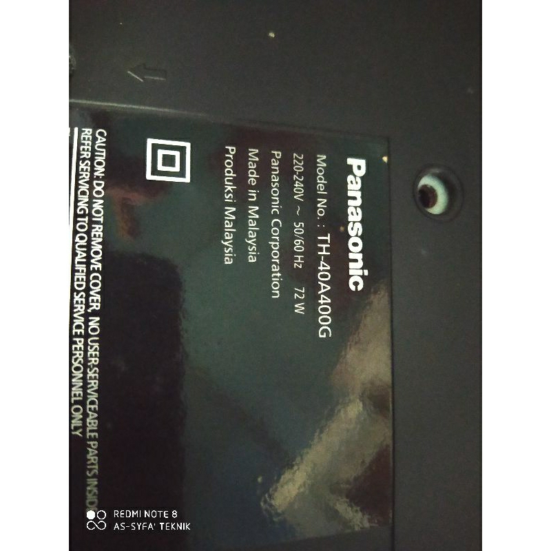 mainboard tv led panasonic 40a400g