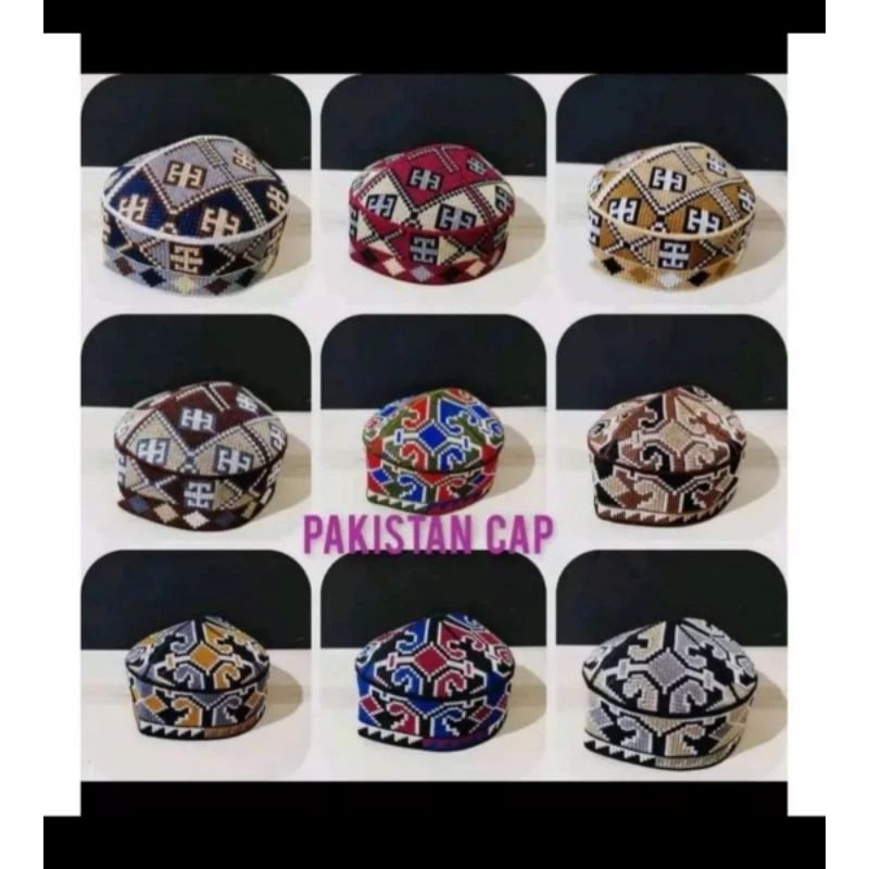 PECI PAKISTAN CAP || PECI SONGKOK RAJUT || PECI DEWASA