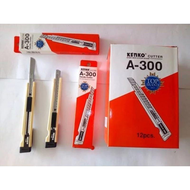 

Cutter Kenko Kecil A-300 1Lusin (12pcs) Termurah