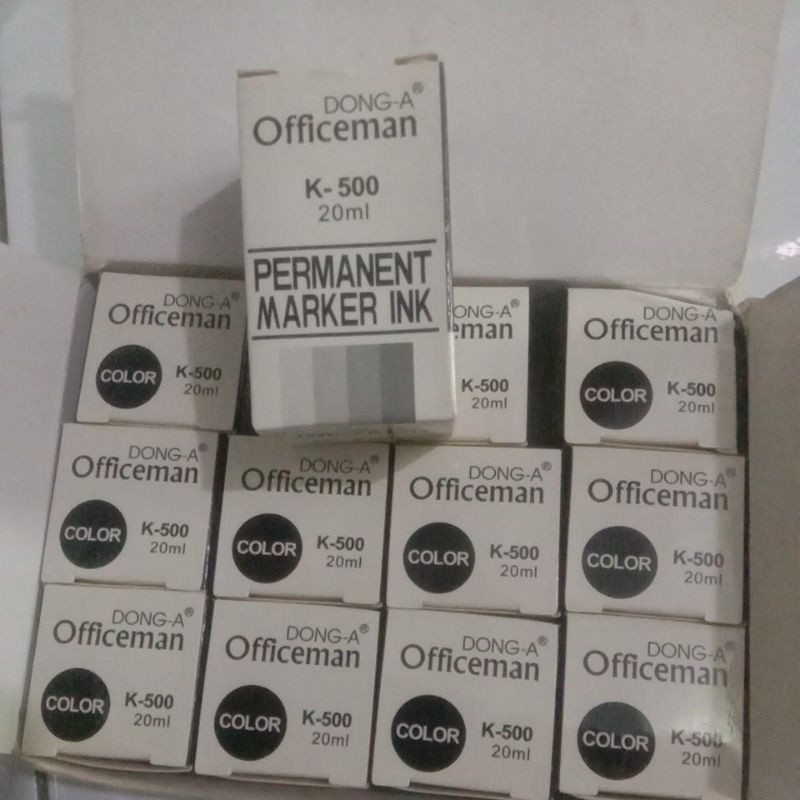 

tinta spidol permanen obral 12 pcs