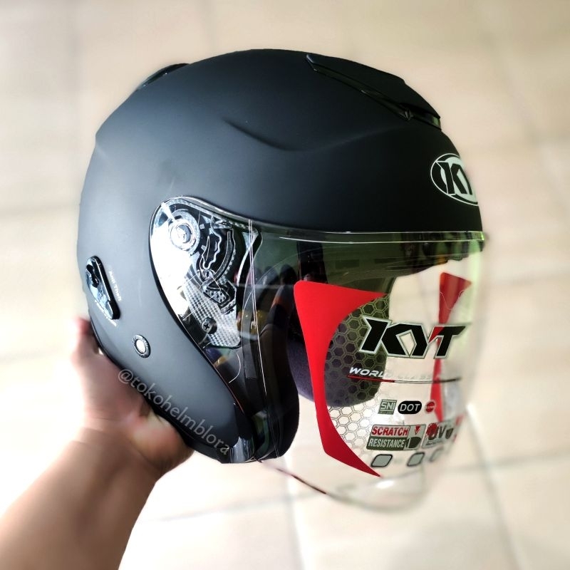 KYT KYOTO BLACK DOFF ORIGINAL