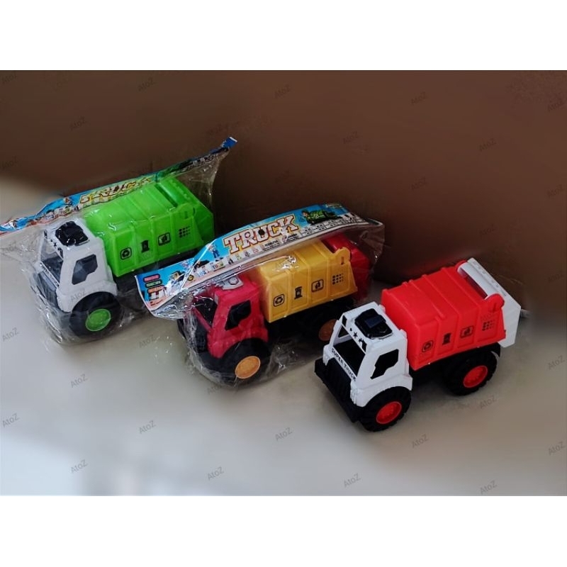 AK95 TRUCK GARBAGE, Mainan Truk Sampah, Truk Kompaktor, Truk Kebersihan AK 95