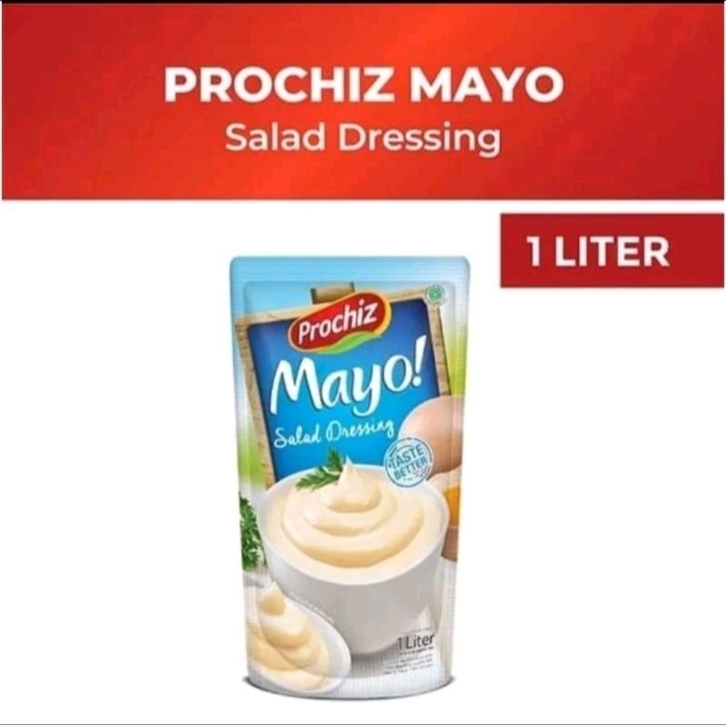 

PROCHIZ Mayo Salad Dressing 1L ( DISKON 50% SHOPEEVIDEO)