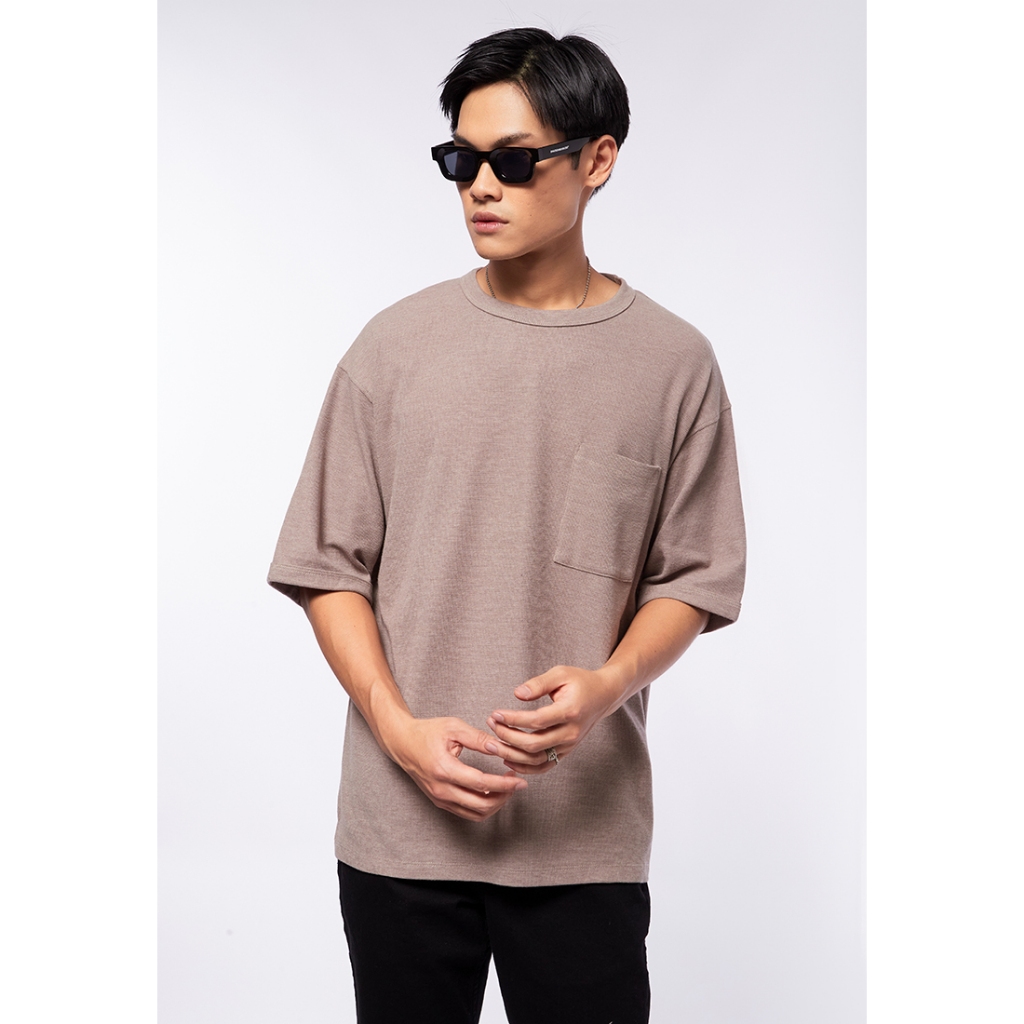 Tirajeans Oversized T-Shirt TTS202S22603S23 Taupe