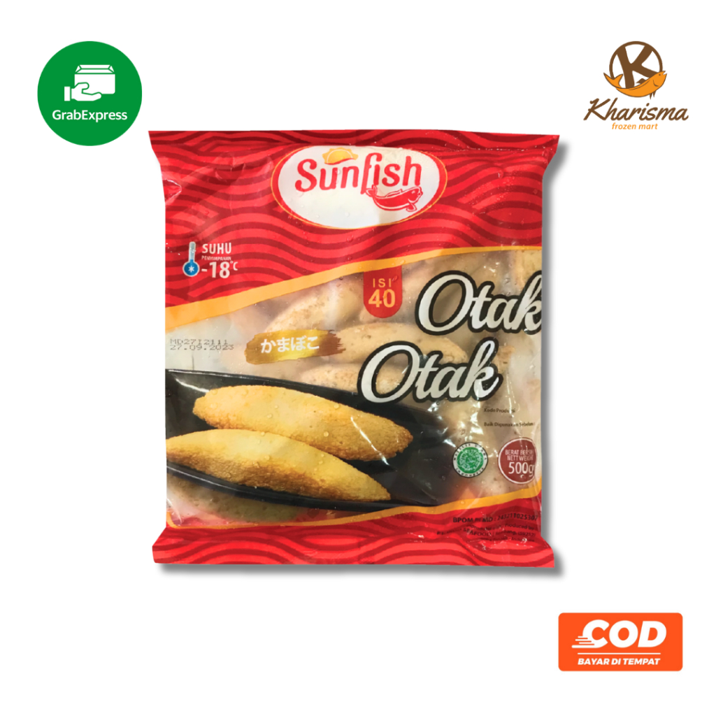 

Sunfish Otak Otak Ikan Frozen Olahan Ikan Isi 40 500g (AREA SUMBAR)