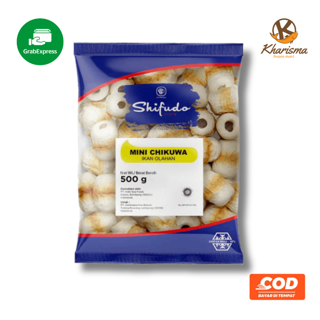 

Shifudo Bakso Ikan Chikuwa 500g Makanan Frozen Food (Khusus Padang)