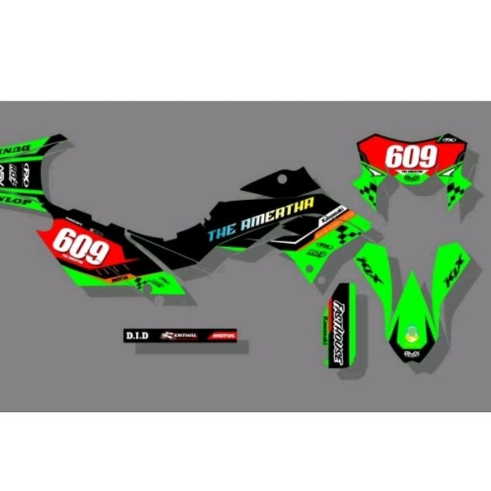 Decal Custome Full Body Gordon Klx 150 L Klx s Klx Bf Klx Gordon DTX Dtracker Bf xtrame