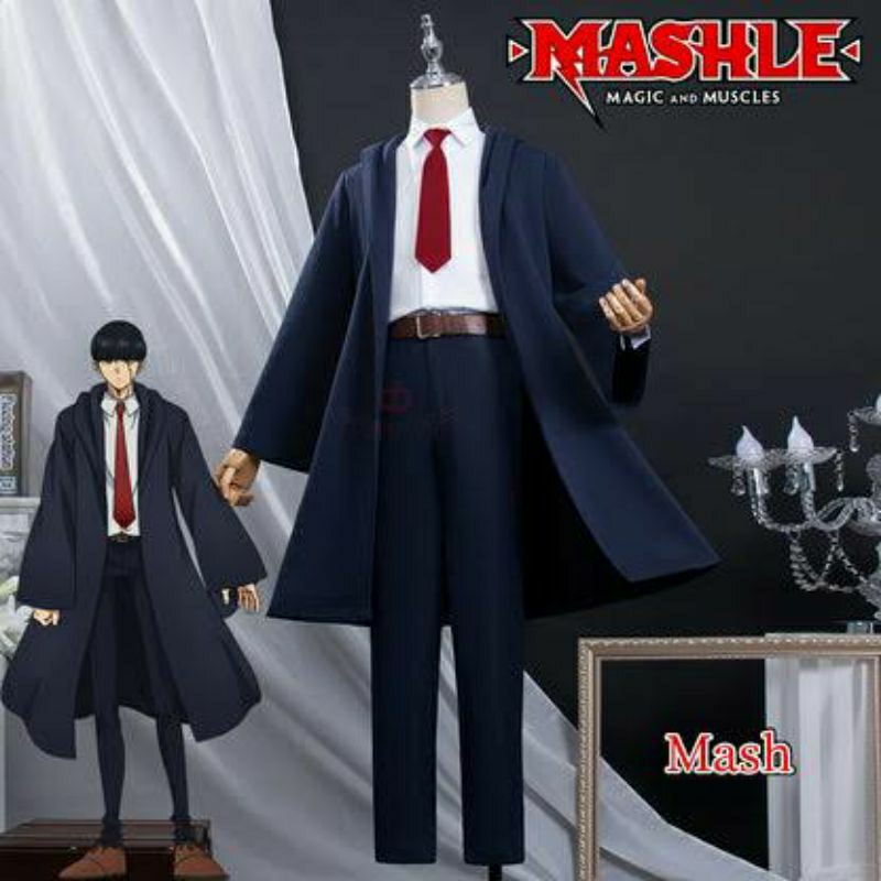 mashle coat jubah cosplay costume