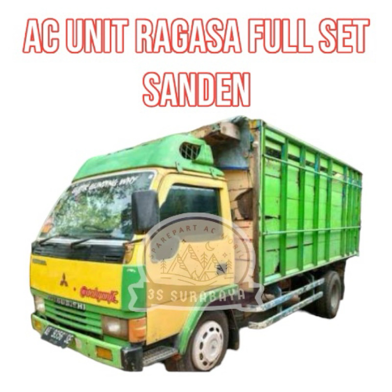 Unit Ac Set Mitsubishi Ragasa Pasang Sanden Lengkap Tinggal Pasang Ac Mobil Truck (Baru/New)
