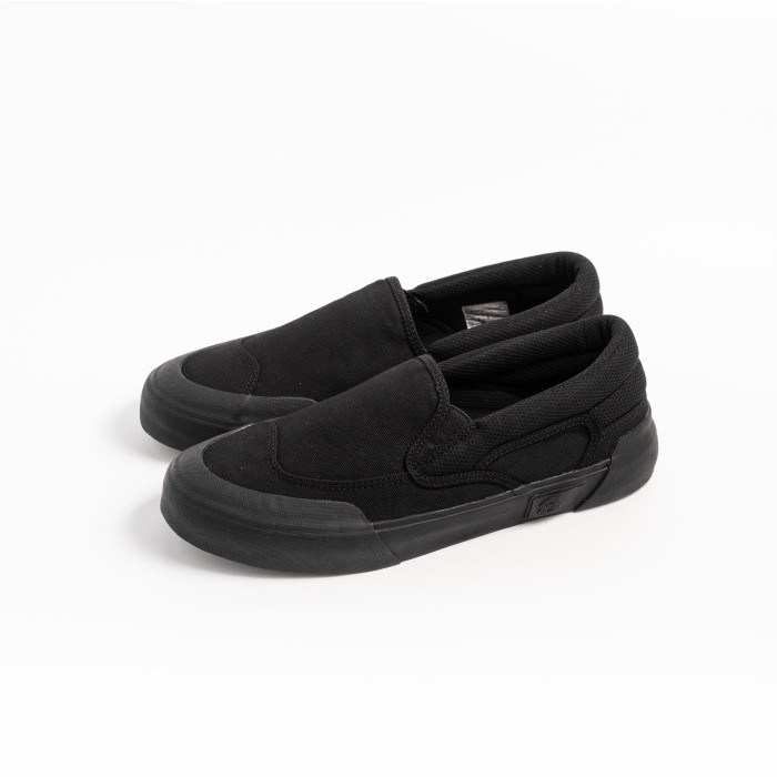 Sepatu Pria Wanita Patrobas Cloud Slip On All Black