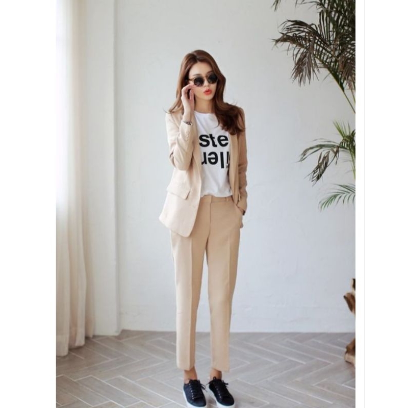 Setelan Jas Wanita Blazer Setelan Wanita Setelan BLazer