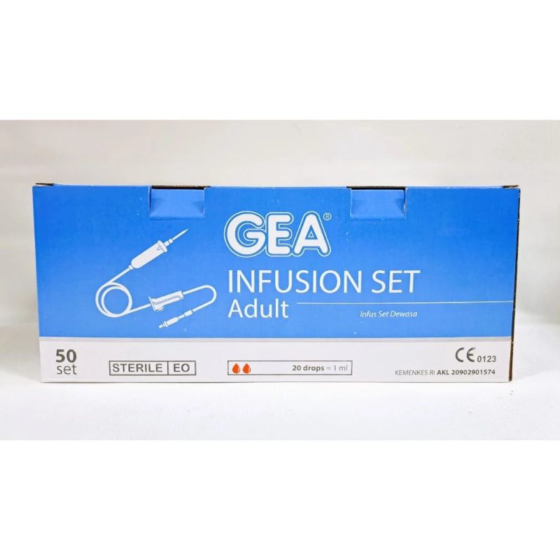 INFUS SET DEWASA GEA INFUSION SET SELANG INFUS GEA