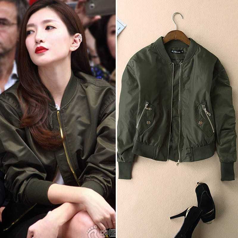 Jaket Wanita Bomber Crop Style Korea/ jaket Crop Bomber / Jaket Bomber Wanita / Jaket Crop