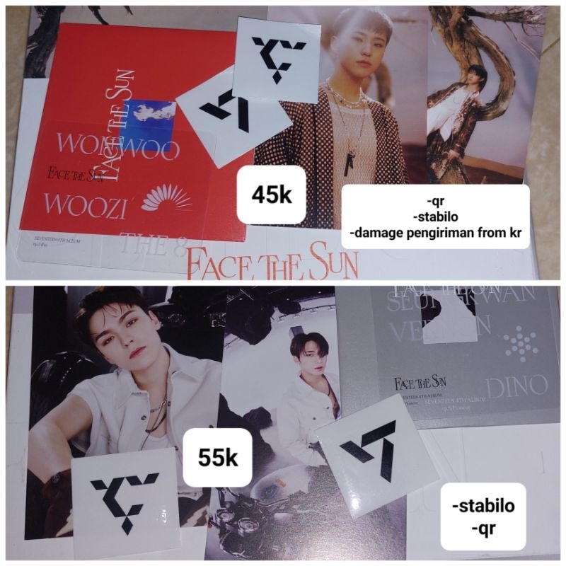 UNSALED ALBUM SEVENTEEN FTS PIONEER RAY