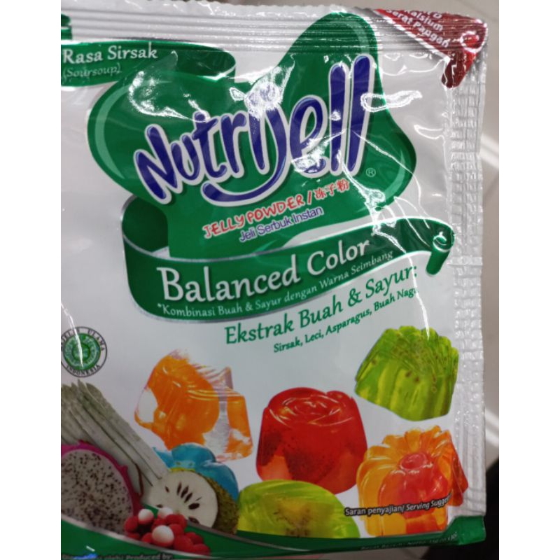 

Nutrijell balance colour rasa sirsak - HM, SI, HK, TM